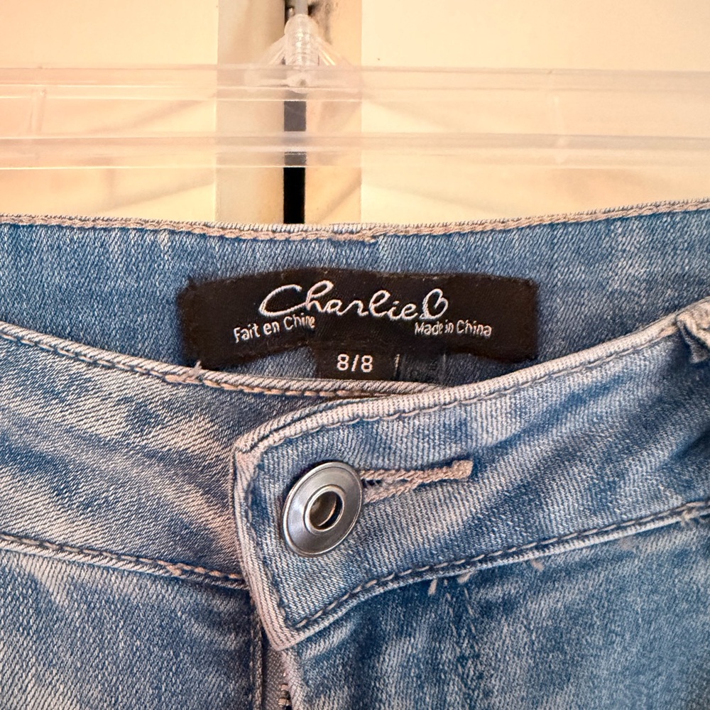 CHARLIE B Light Blue Skinny Jeans